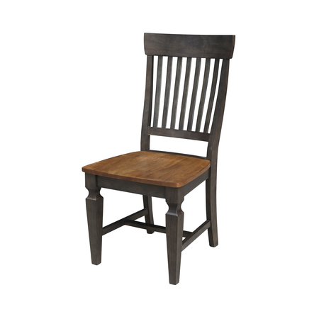 International Concepts Vista Slat Back Chair, Set of 2 Chairs